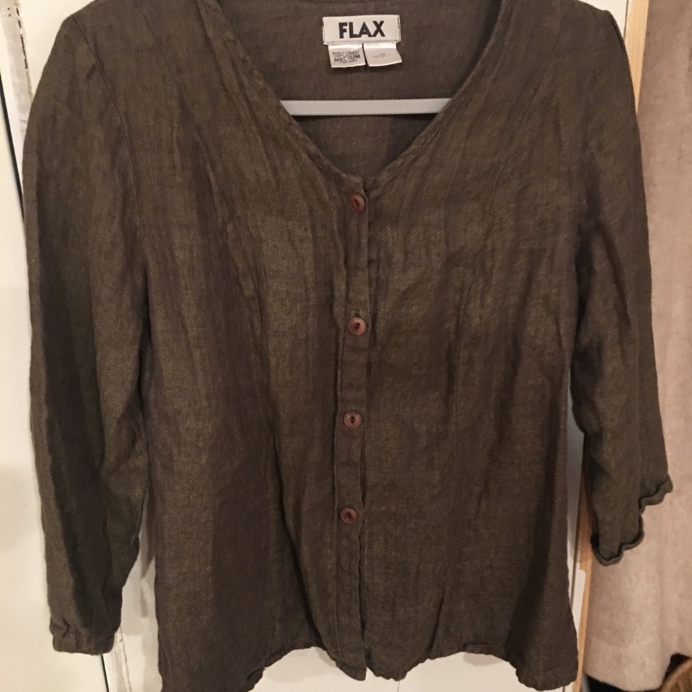 Flax Linen Blouse